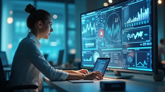 Représentation symbolique de l'automatisation comptable augmentant le travail du comptable