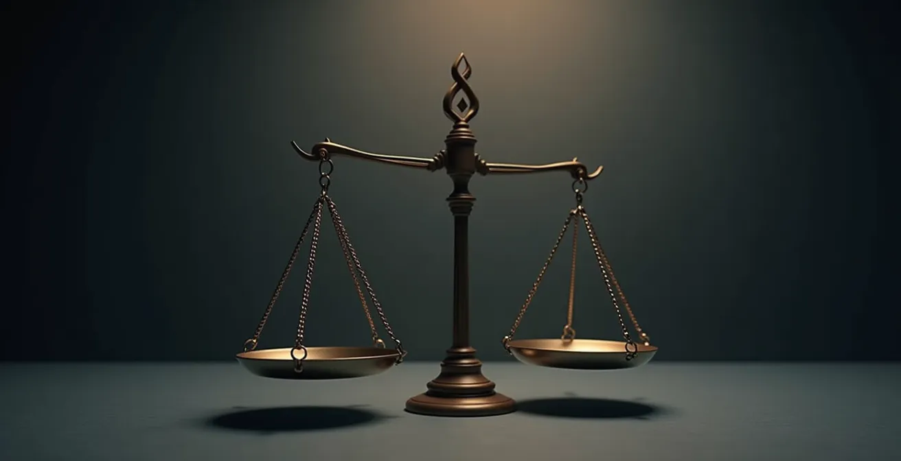 Illustration symbolique montrant une balance équilibrée entre dépenses justifiées et projets innovants pour la croissance