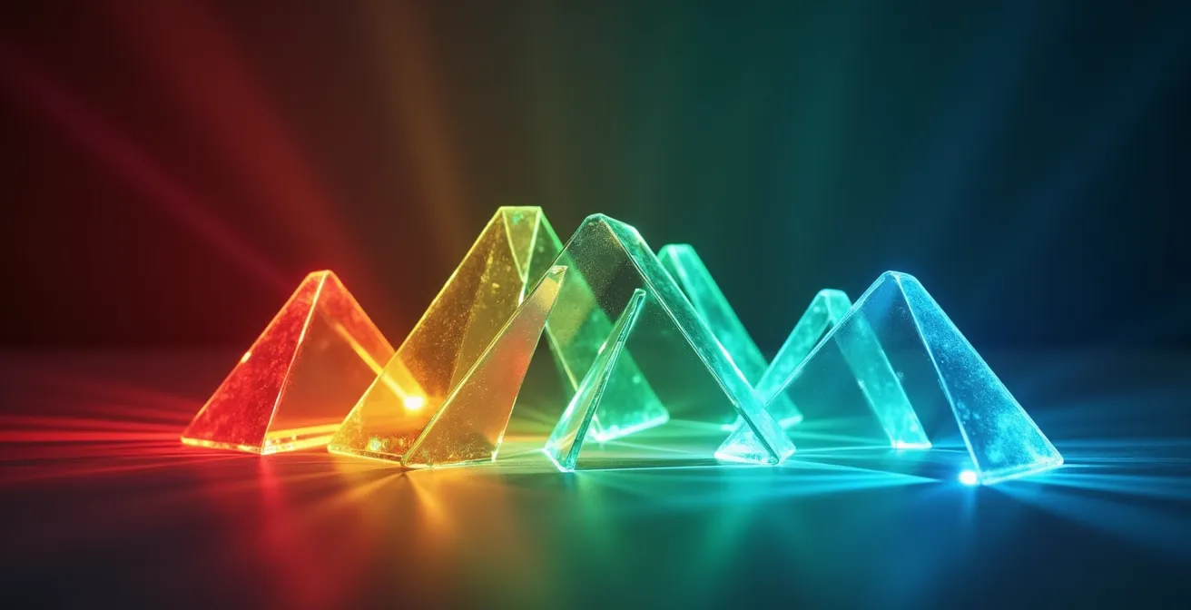 Représentation abstraite symbolique des flux de données et indicateurs techniques de trading